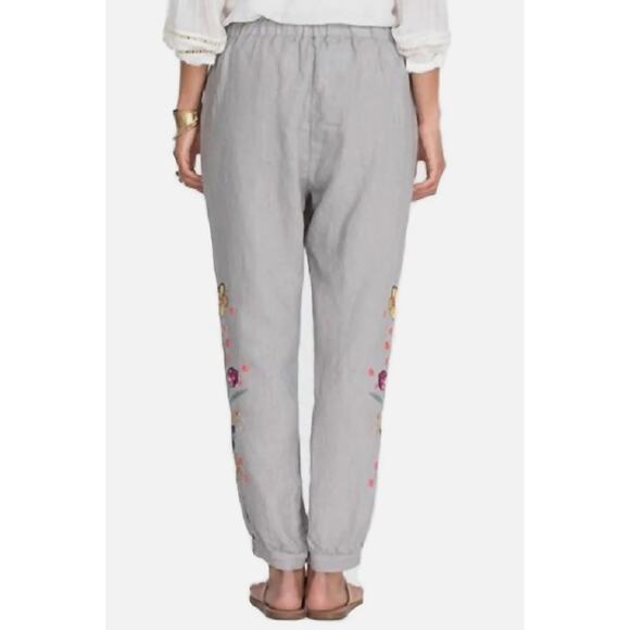 Johnny Was White Jessica Linen Jogger 1X - Picture 2 of 13